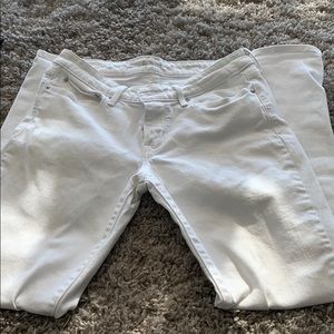 Levi’s 29 Demi curve jeans. White. GUC.